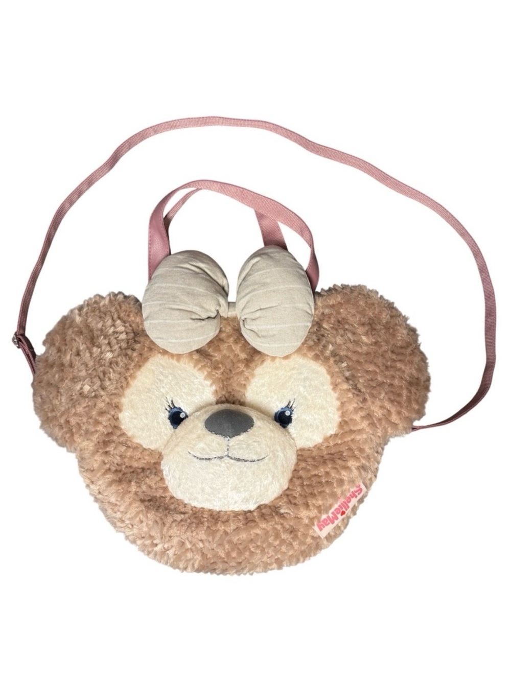 Tokyo DisneySea ShellieMay Big Face Plush Backpack Duffy Bear JAPAN EXCLUSIVE